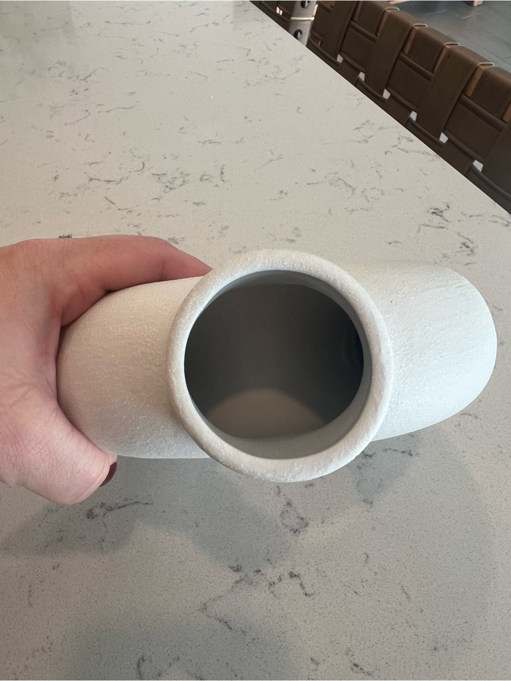 Project 62 Circle Ceramic Vase - White - Picture 5 of 6